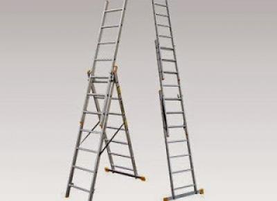 Drabina przemysłowa wolnostojąca z Biedronki