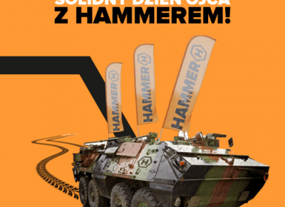 Zgarnij Energy 18x9 i przejazd wojskowym pojazdem