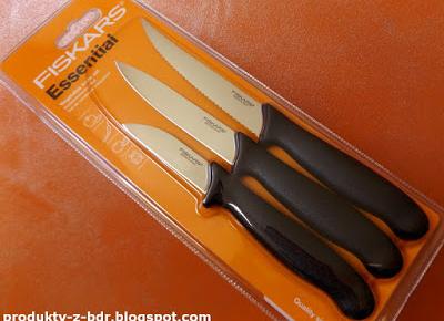 Noże kuchenne Fiskars z Biedronki