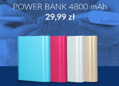 Power Bank Hykker 4800 mAh z Biedronki