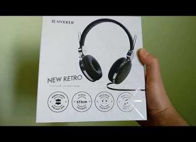 Słuchawki przewodowe Hykker New Retro z Biedronki