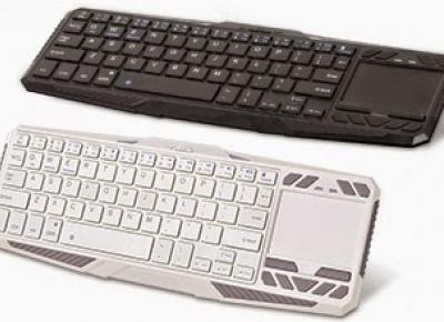 Klawiatura Bluetooth z touchpadem z Biedronki