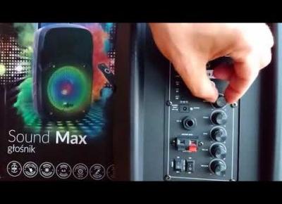 Głośnik Bluetooth Hykker Sound Max Trolley z Biedronki