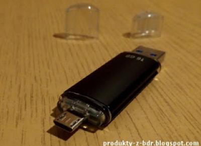 Testujemy produkty z Biedronki: Pendrive Hama Laeta Twin 16 GB OTG z Biedronki