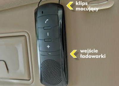 Zestaw głośnomówiący IBOX IFBT08H z Biedronki