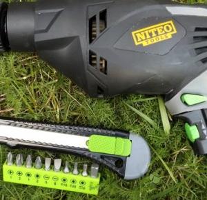 Test: Wiertarka udarowa 710 W Niteo Tools z zestawem wierteł z Biedronki