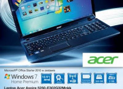 Laptop Acer Aspire 5250-E302G32MNKK z Biedronki