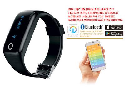 Co w Lidlu: Opaska fitness z funkcją Bluetooth Silvercrest  z Lidla