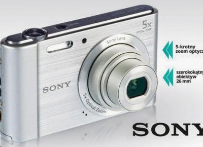 Aparat Sony DSC-W800 z Biedronki