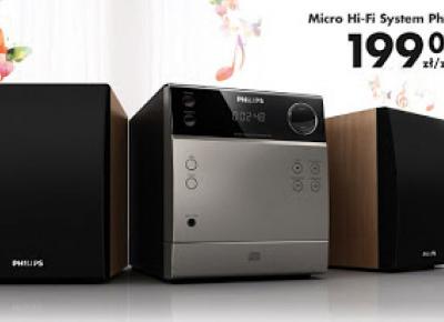 Wieża Philips Micro Hi-Fi System z Biedronki