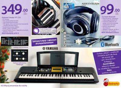 Keyboard Yamaha YPT 220 z Biedronki