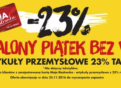 Szalony Piątek w Biedronce