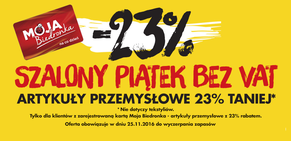 Szalony Piątek w Biedronce