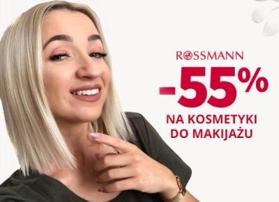 Kamila Ocieczek: Promocja Rossmann 55% na kosmetyki do makijaÅ¼u