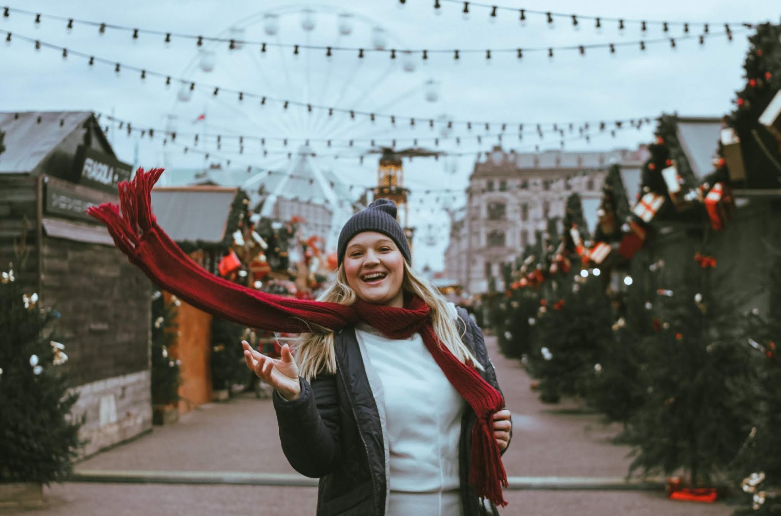 Jarmark świąteczny i stylizacja Bonprix