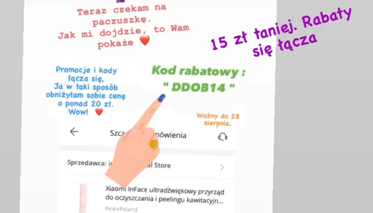 kod rabatowy DDOB14, -15ZL taniej na AliExpress