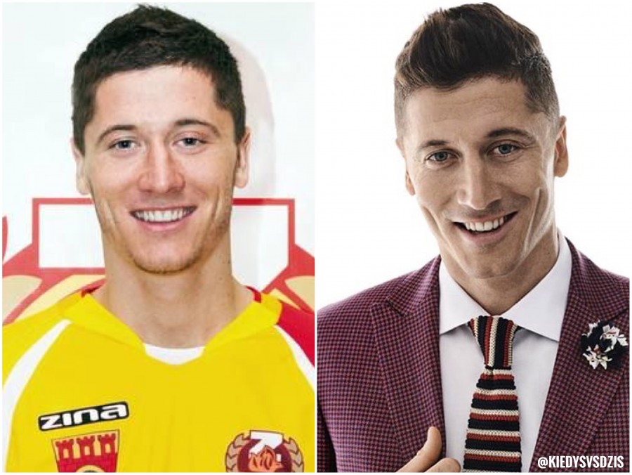 Jak zmienił się Robert Lewandowski?