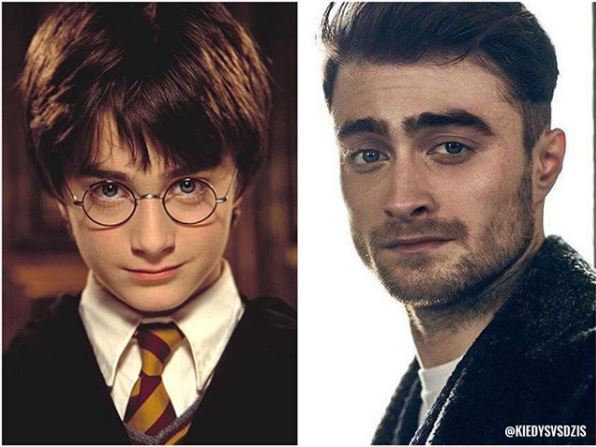 Jak zmienił się Harry Potter / Daniel Radcliffe?