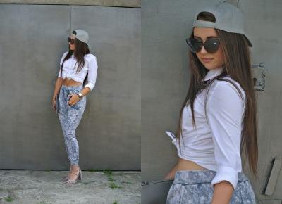 88ღ. White Shirt In Cool Street Style Look