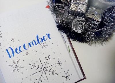 Koci punkt widzenia: Grudniowy Bullet Journal | blogmas