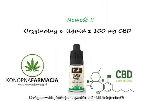 E-liquid z 100 mg CBD to doskonały e-liquid o smaku naturalnej konopi