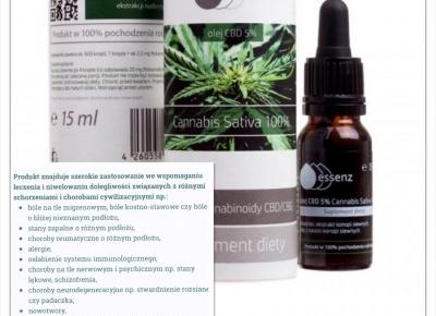 olej CBD 5 % essenz
