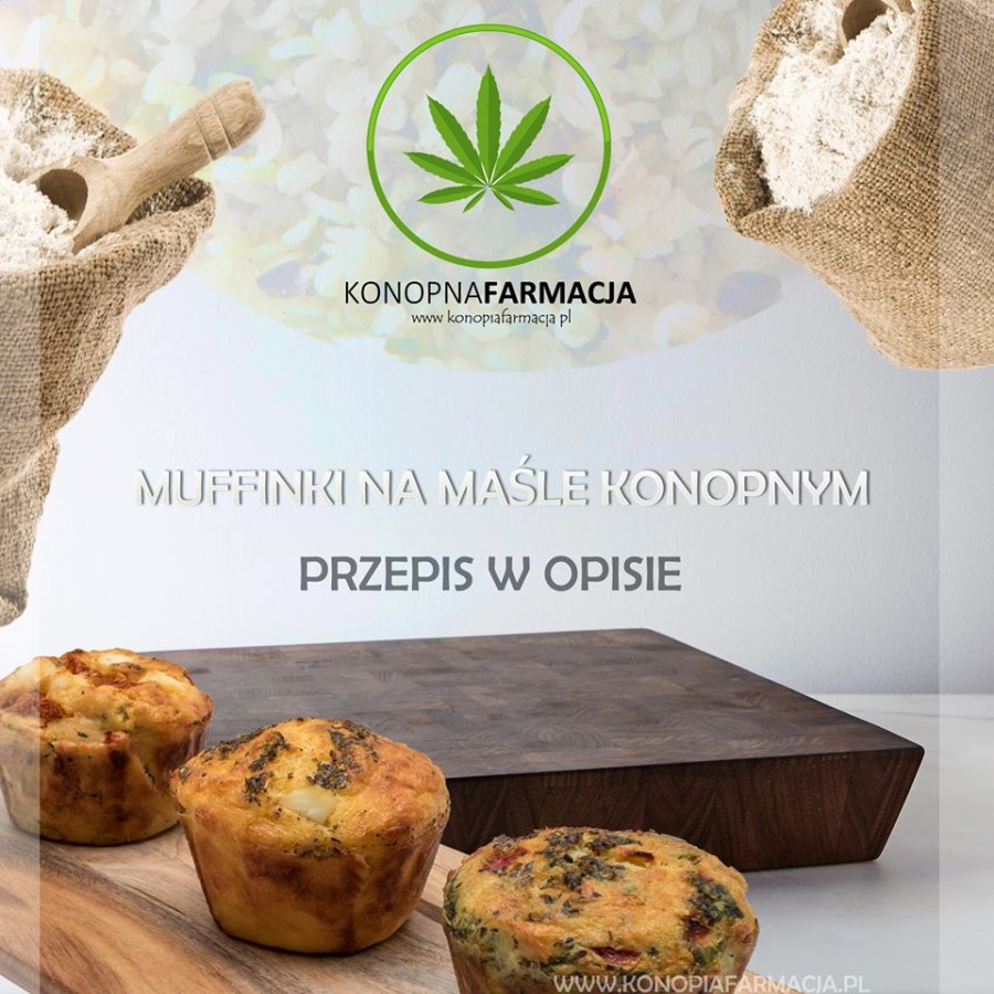 Świąteczne muffini konopne