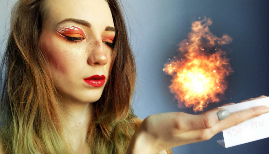 Fire makeup