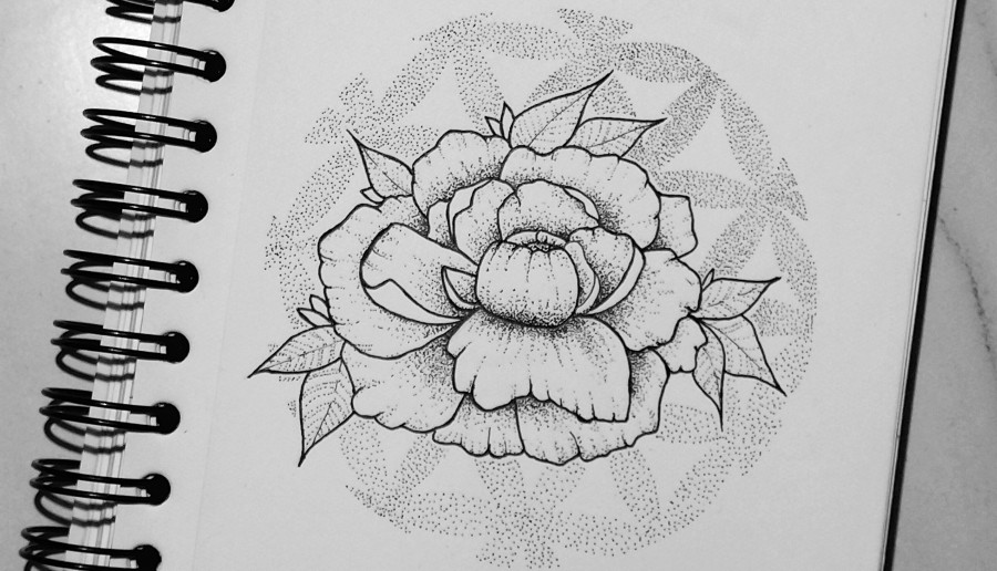 ✨ Flower ✨ | dotwork art