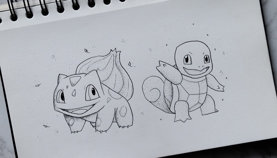 Bulbasaur & Squirtle