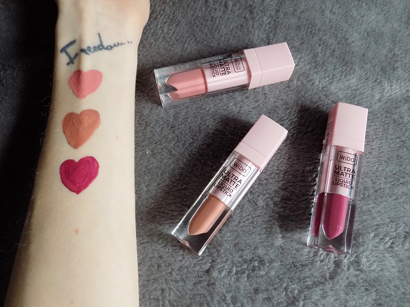 Ultra Matte Liquid Lipstick - płynne matowe pomadki Wibo! - Ksanaru