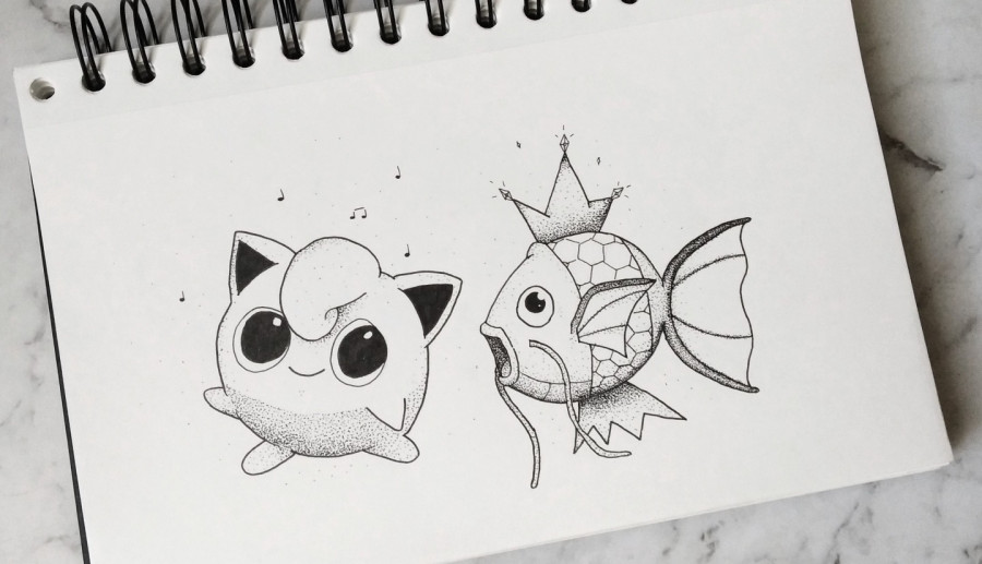 Pokemon dotwork fanart