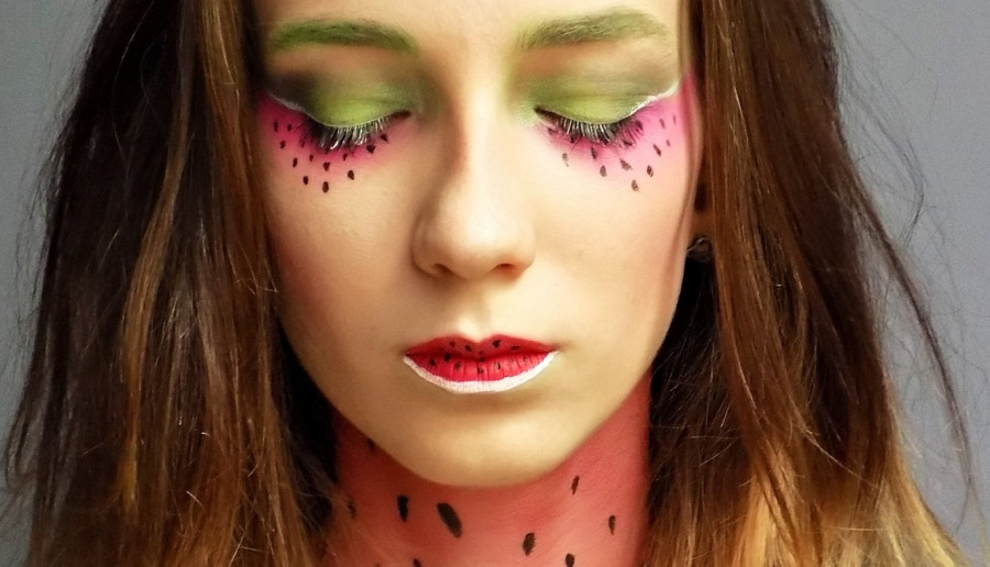 Watermelon makeup