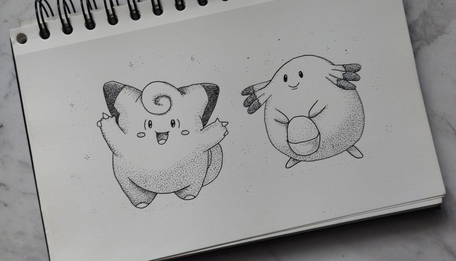 ✨ Clefairy & Chansey ✨ | Pokemon fanart