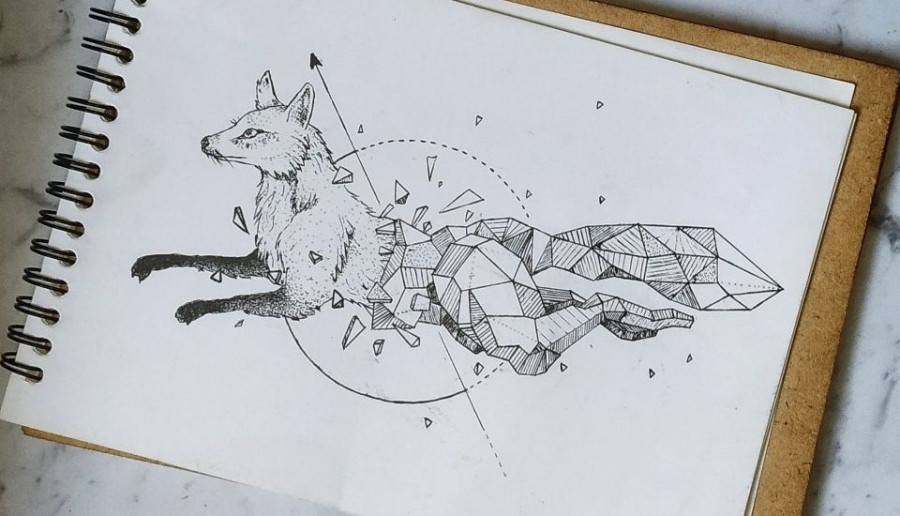 Geometric fox.