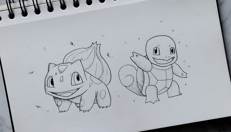 Bulbasaur & Squritle