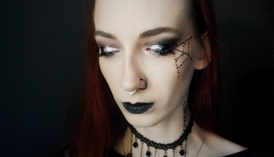 ✨ Crystal spider web ✨ | Halloween makeup