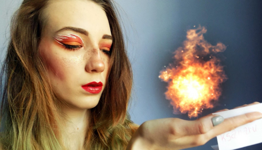 Fire makeup