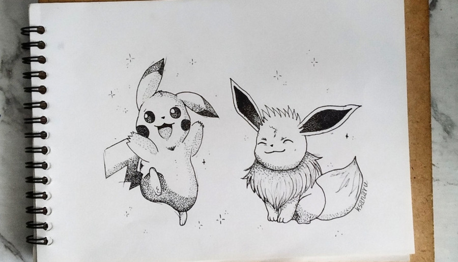 Pokemon dotwork fanart