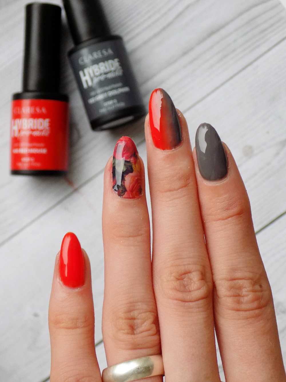 Hybrydy z naklejką wodną w akcji. :)