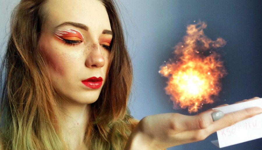 Fire Makeup