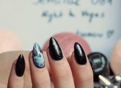 Semilac 081 Night In Vegas #skullnails | Ksanaru