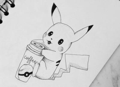 ✨ Pikachu✨ | Dotwork art