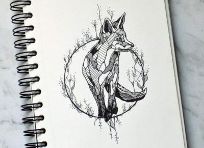 ✨ Geometric fox✨ | Penart