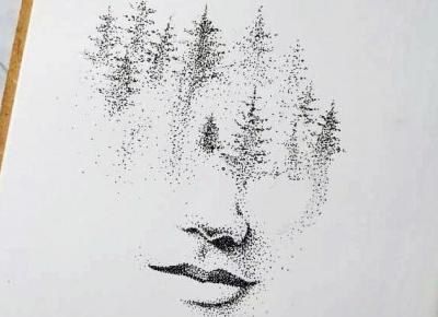 Dotwork, czyli sztuka kropkowania.