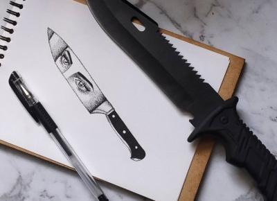 Knife artwork