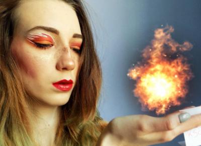 Fire makeup