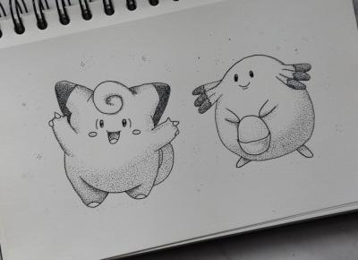 ✨ Clefairy & Chansey ✨ | Pokemon fanart