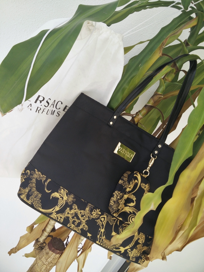 K ∀ T E: new versace shopper bag&vintage golden mirror&signet ring 