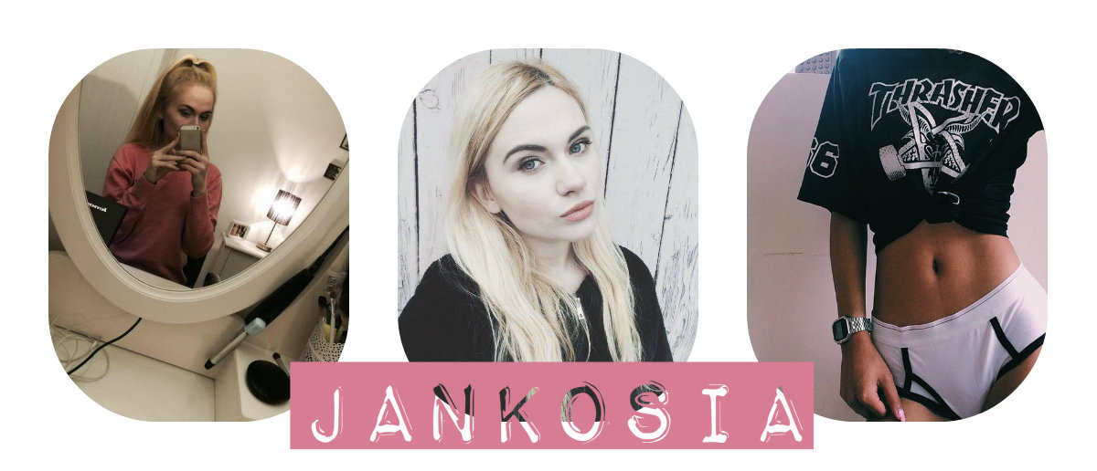 jankosia: blonde in black